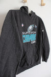 NFL Pro Line Champions Gray Hoodie | Youth L (14/16)