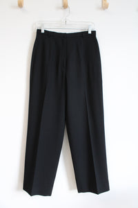 Talbots Vintage Black Wool Trouser Pants | 8