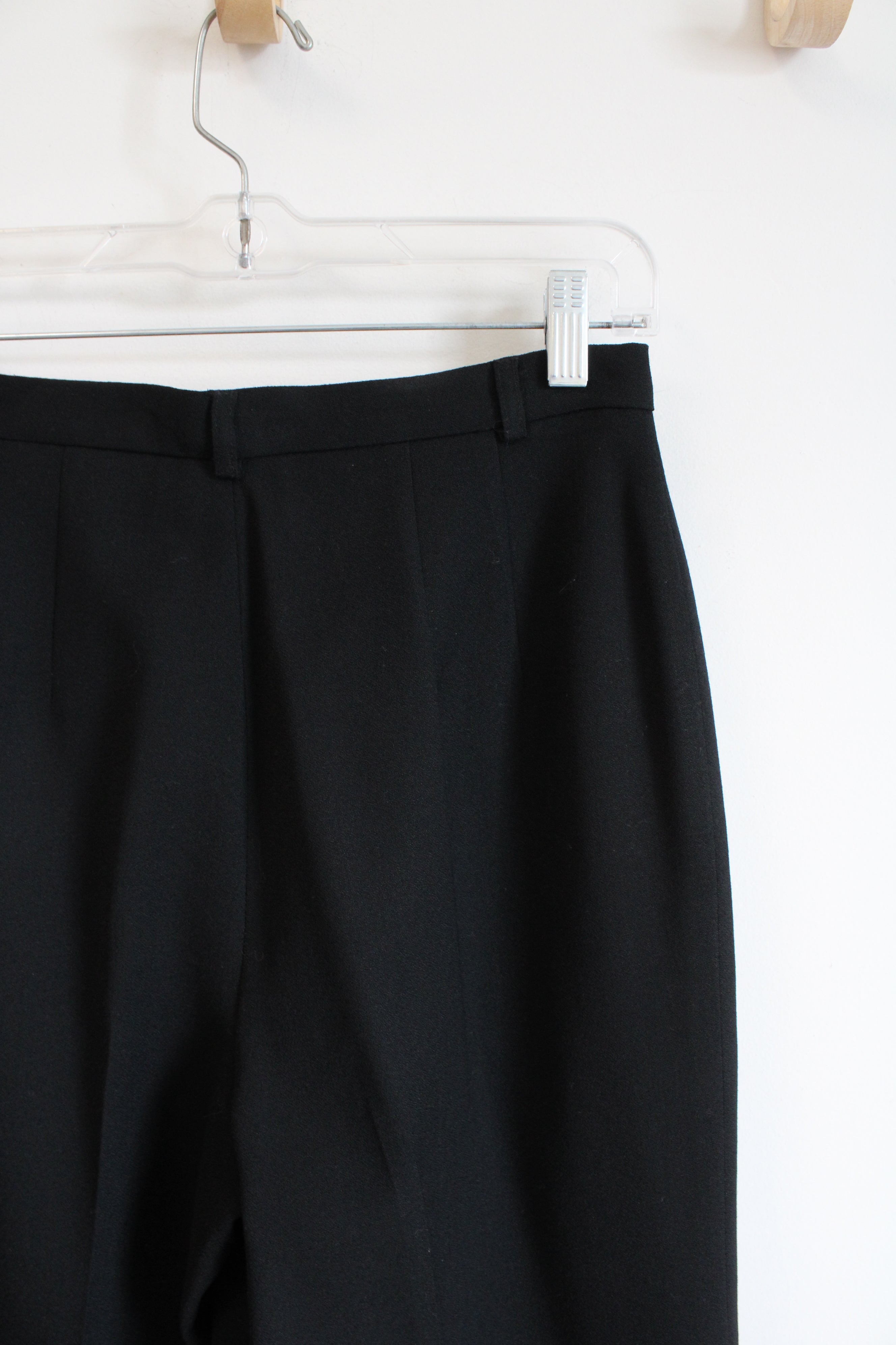 Talbots Vintage Black Wool Trouser Pants | 8