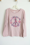 NEW Osh Kosh Pink Floral Long Sleeved Shirt | 8