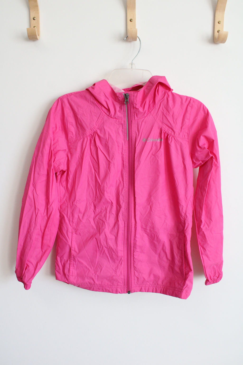 Columbia Pink Windbreaker Jacket | (10/12)
