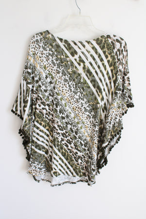 Ruby Rd. Animal Print Top | L