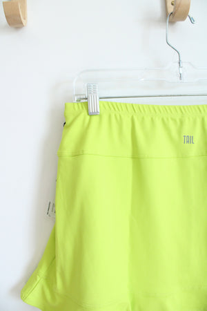 NEW Tail Modern Fit Neon Green Athletic Skort | L