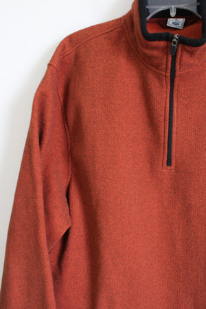 Old Navy Orange Quarter Zip Pullover | XL