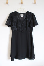 DJI Vintage Black Flowy Black Dress | 9/10
