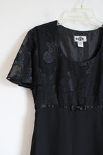 DJI Vintage Black Flowy Black Dress | 9/10