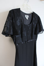 DJI Vintage Black Flowy Black Dress | 9/10