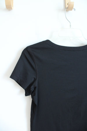 Nike Black V-Neck Athletic Shirt | M