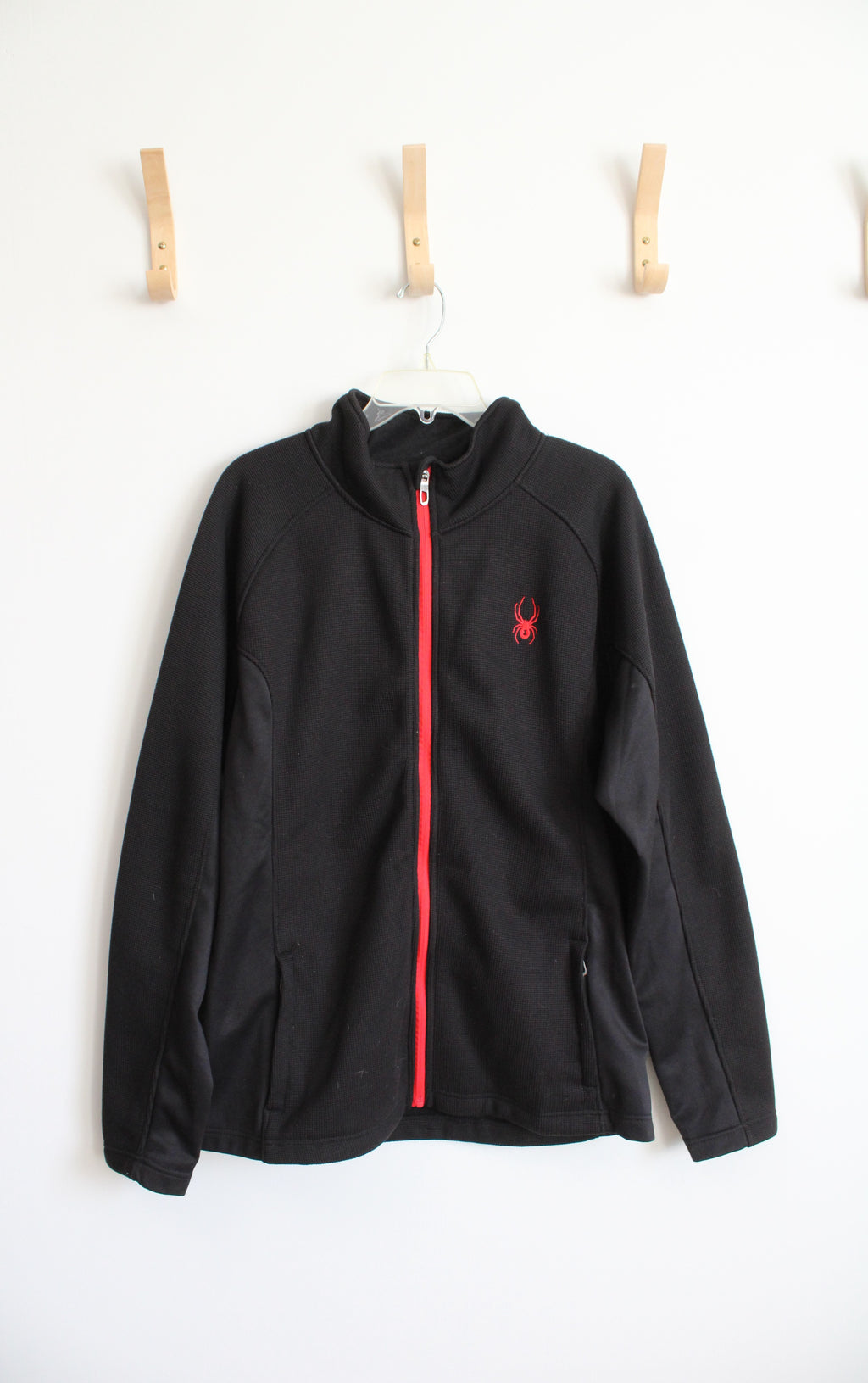 Spyder Black & Red Full Zip Jacket | XL