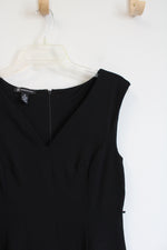 International Concepts Black & White Knit Sleeveless Dress | M