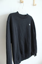 Champion Black Pullover Sweatshirt | L