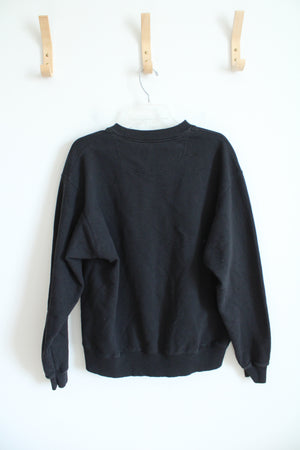 Champion Black Pullover Sweatshirt | L