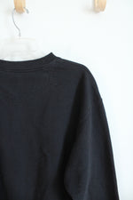 Champion Black Pullover Sweatshirt | L