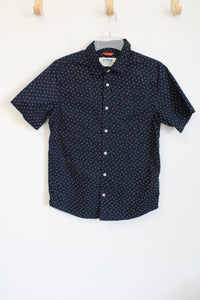 Urban Pipeline Blue Dotted Button Down Shirt | Youth XL (14)