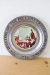 Pewter Signing Of The Declaration Decorative Plate | 11"