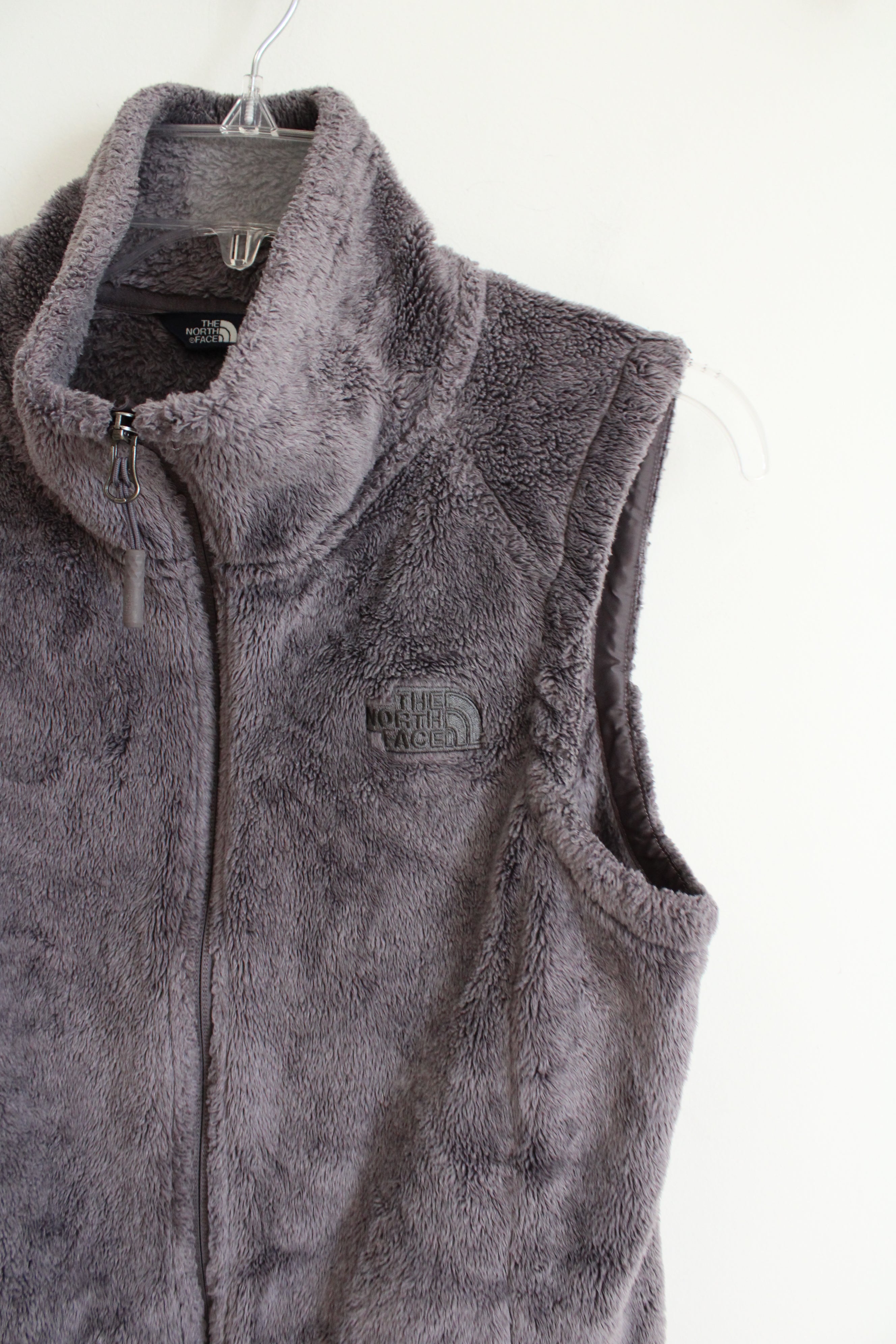 The North Face Gray Zip Up Vest | S