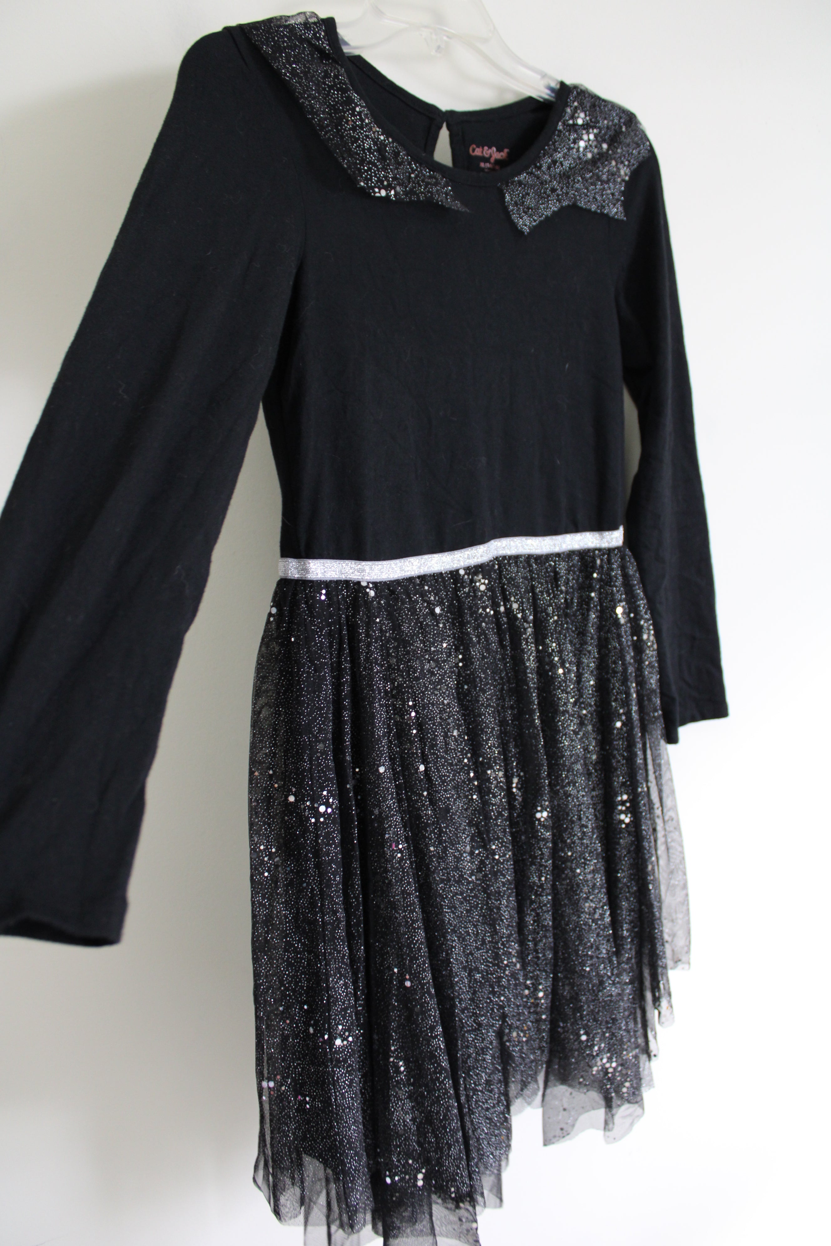 Cat & Jack Black Shimmer Tulle Dress | 14/16