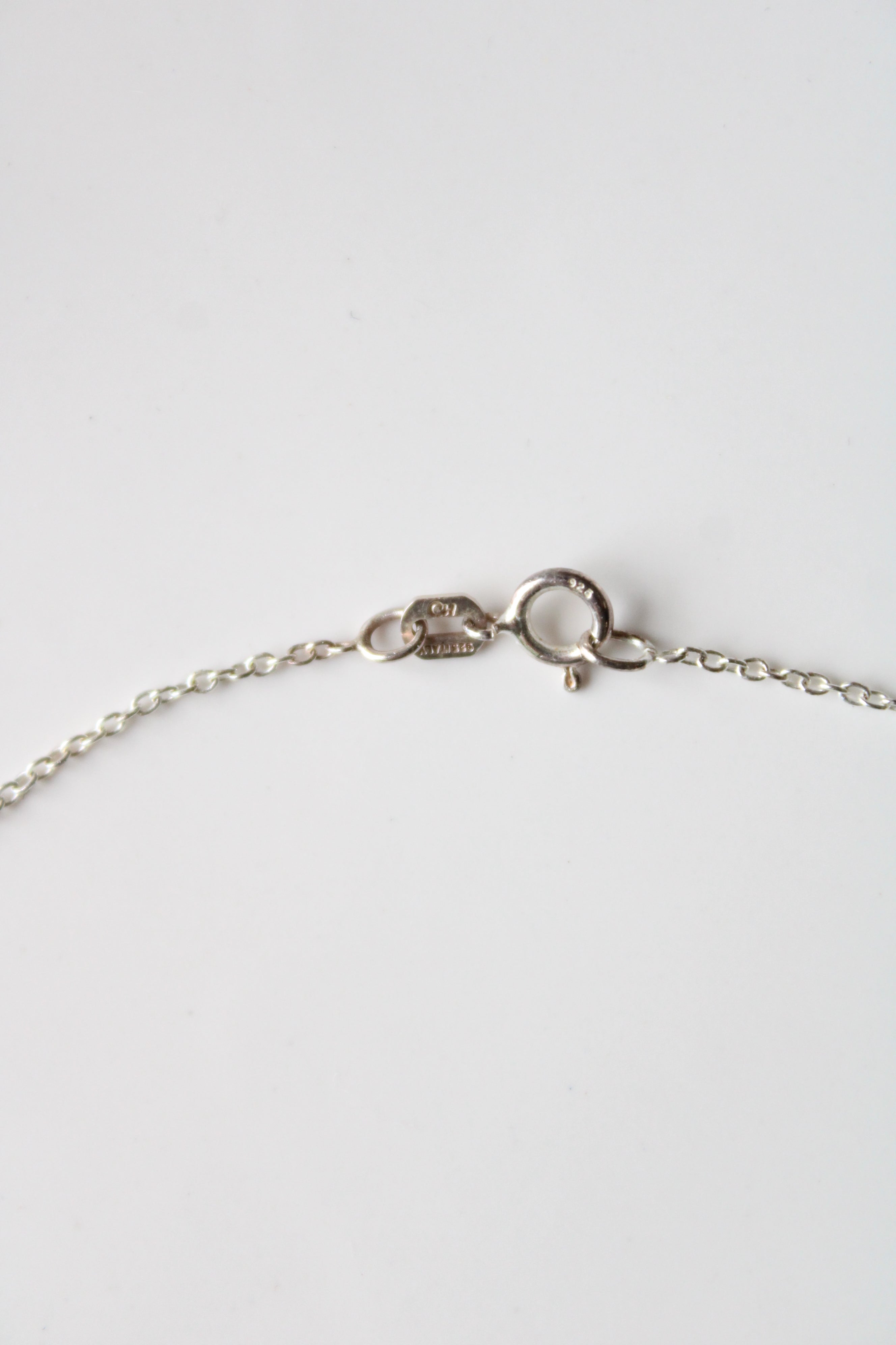 Hollow Heart Diamond Pendant Necklace