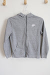 Nike Gray Zip Up Jacket | Youth M (10/12)