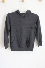 Free Planet Dark Gray Splatter Hoodie | Youth 10/12