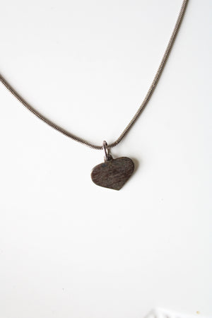 Heart Sterling Silver Pendant & Chain Necklace