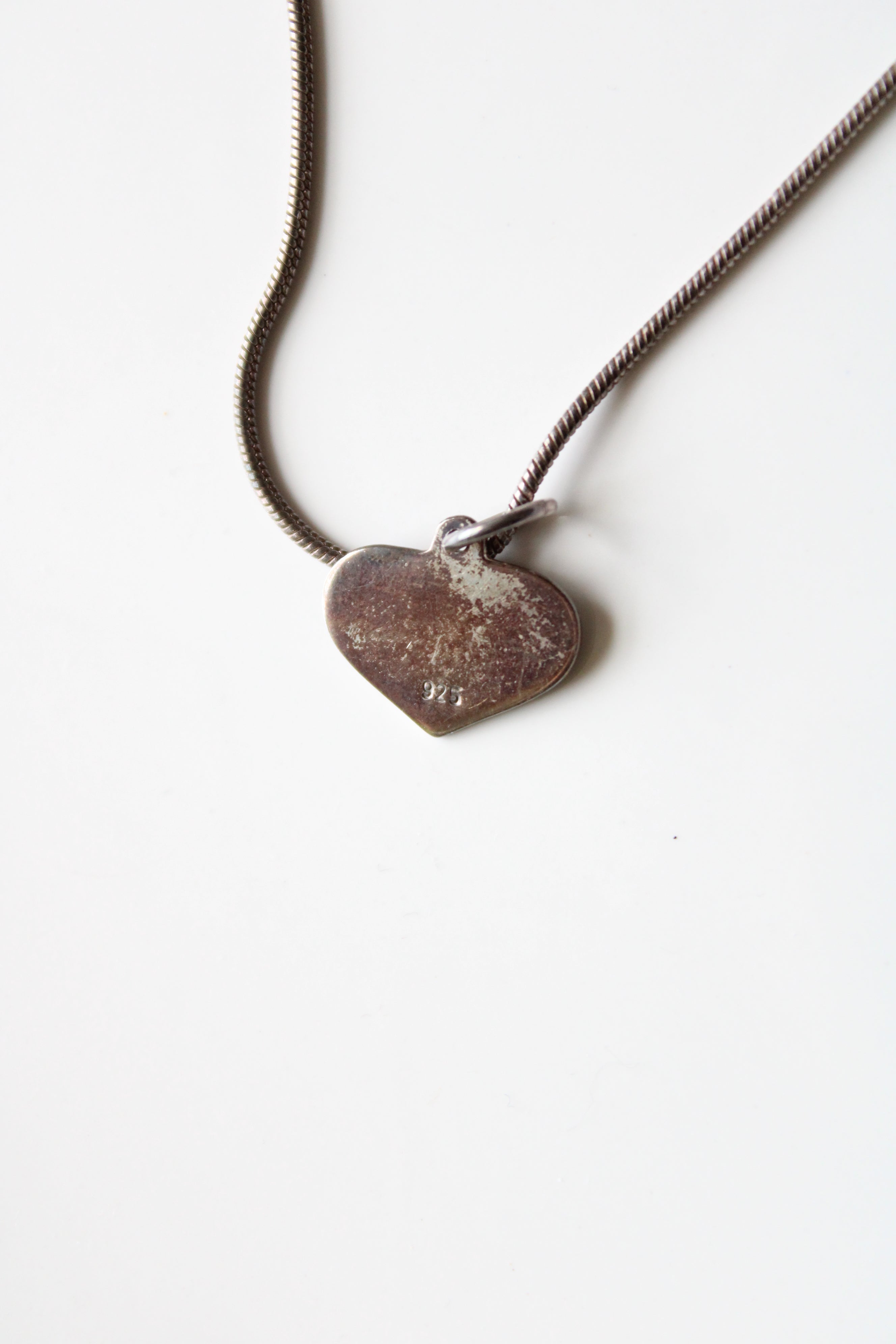 Heart Sterling Silver Pendant & Chain Necklace