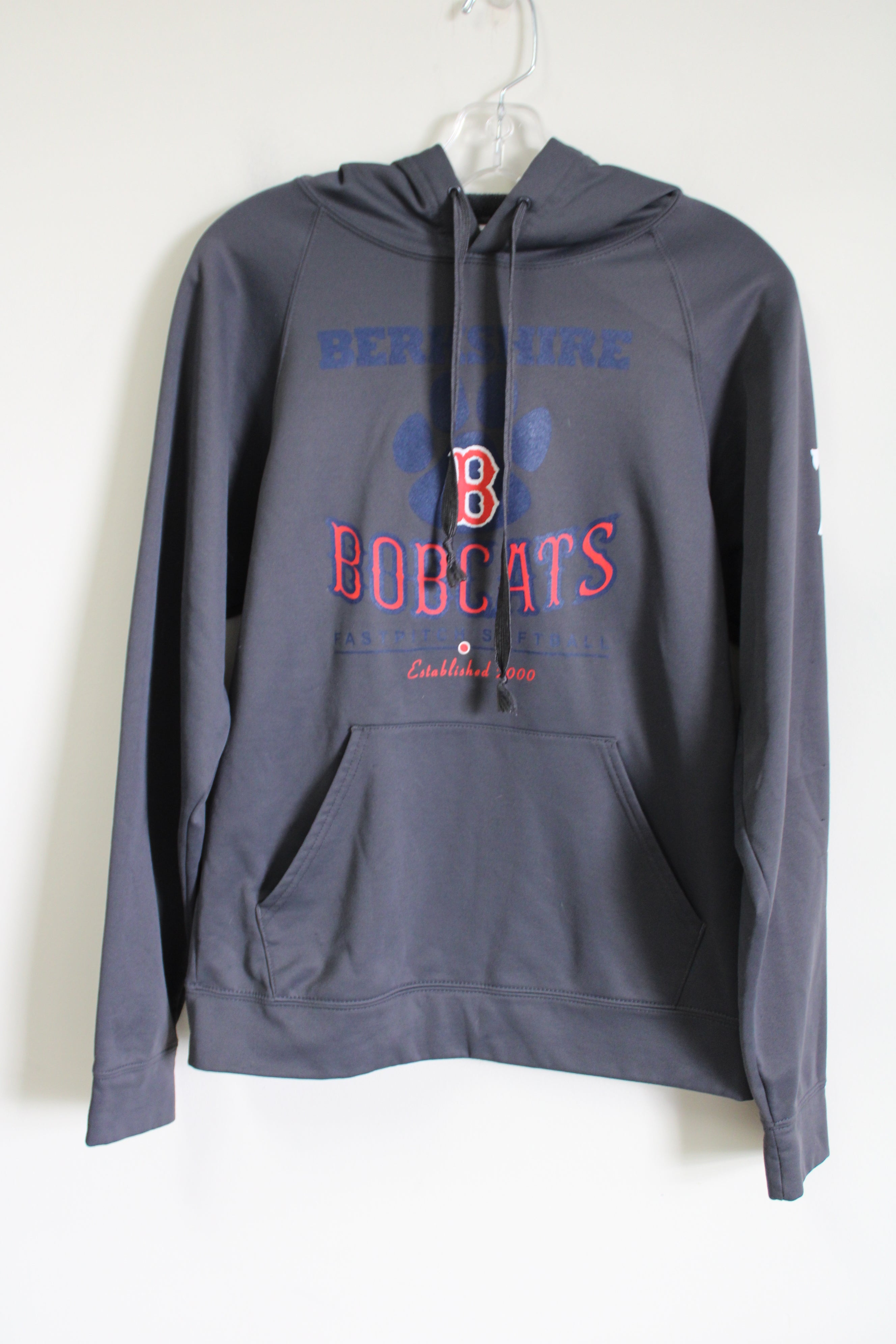 Jerzee Berkshire Bobcats Gray Hoodie | S