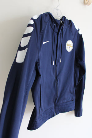 Nike Elco Basketball Blue Zip Up Hoodie Jacket | M