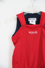 Columbia Red Fleece Lined Snow Bib Suit | 2T