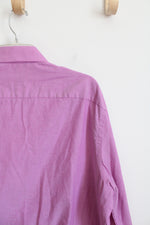 Van Heusen Regular Fit Stretch Pink Patterned Button Down Shirt | 2XL