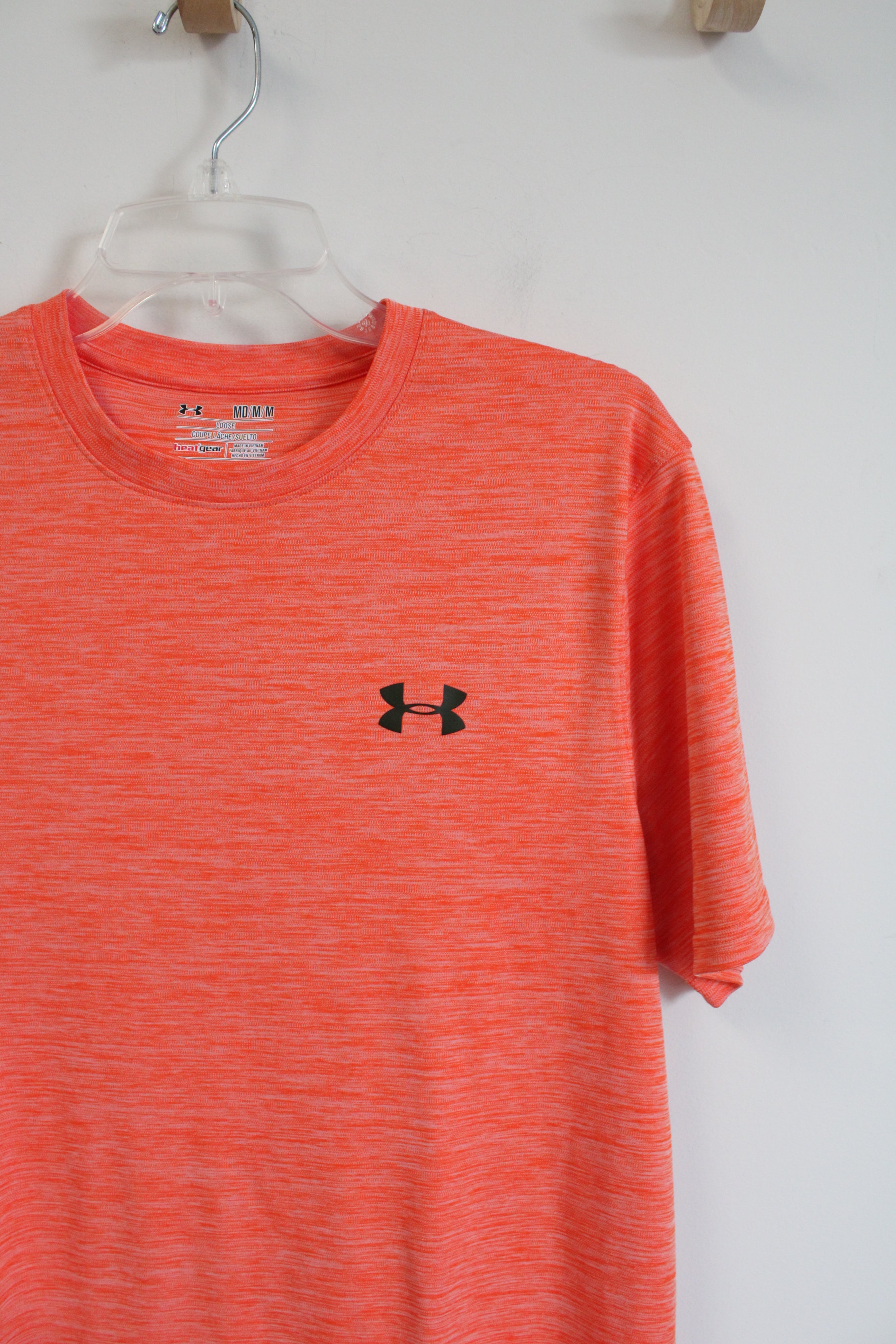 Under Armour Light Orange Athletic Shirt | M