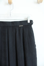 Vintage Geiger Black Pleated Skirt | 38/M