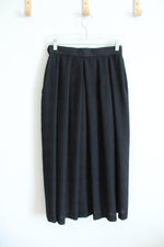 Vintage Geiger Black Pleated Skirt | 38/M