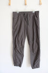 Eddie Bauer Gray Cotton Blend Jogger Pants | 8