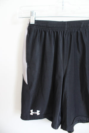 Under Armour Loose Fit Black Shorts | Youth S (8)