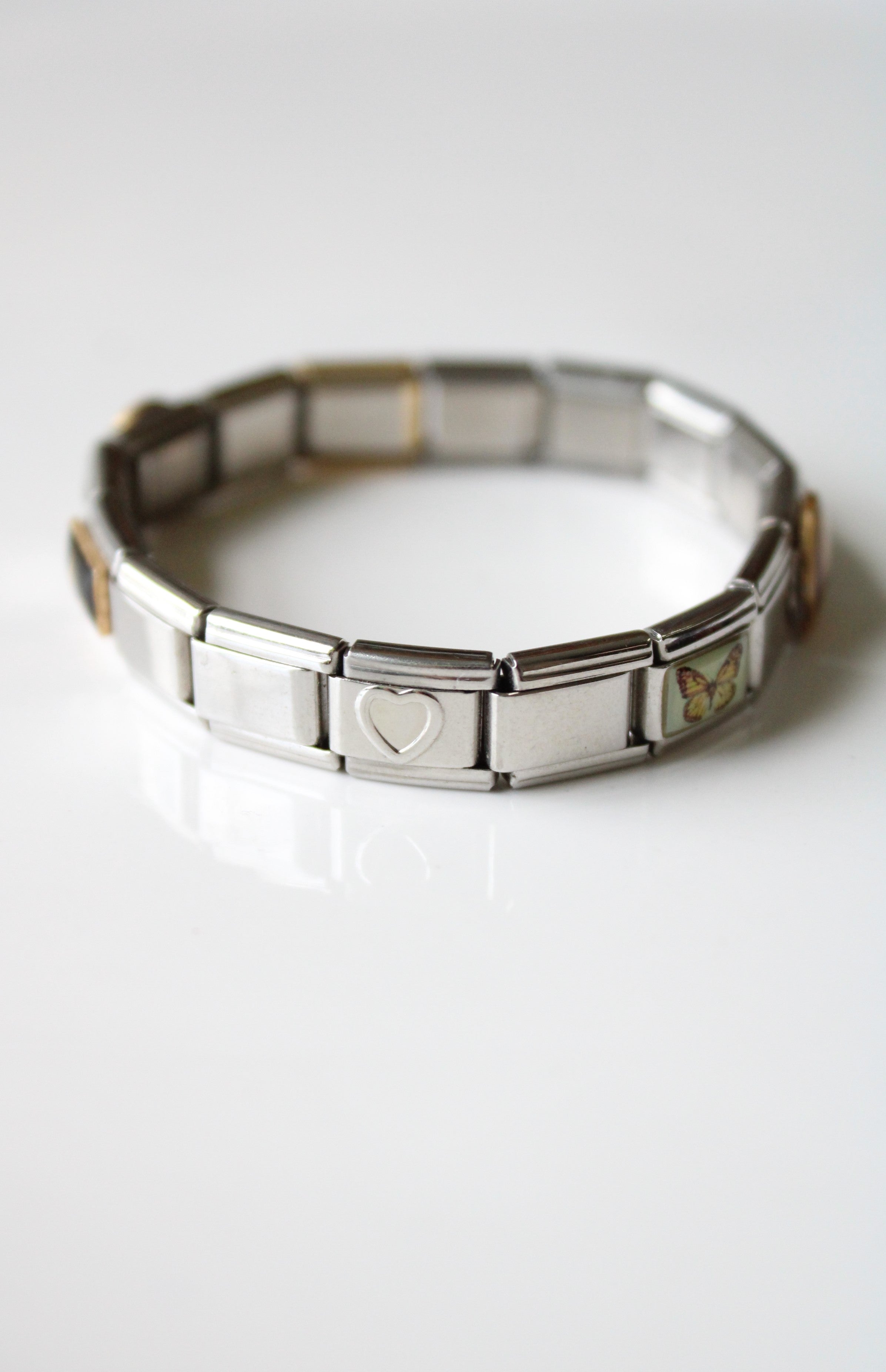 BilnQ Silver Expandable Charm Children's Bracelet
