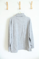 All In Motion Gray Loose Turtleneck Sweatshirt | L