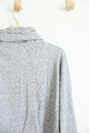 All In Motion Gray Loose Turtleneck Sweatshirt | L