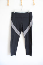 Under Armour Black & Gray Athletic Leggings | XL