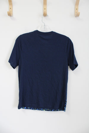 Wonder Nation Ready To skate Blue Tee | Youth XL (14/16)