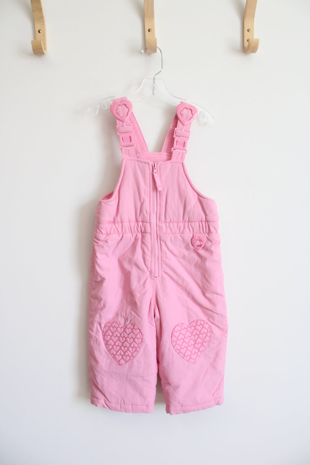 WonderKids Light Pink Bib Snow Pants | 24 MO