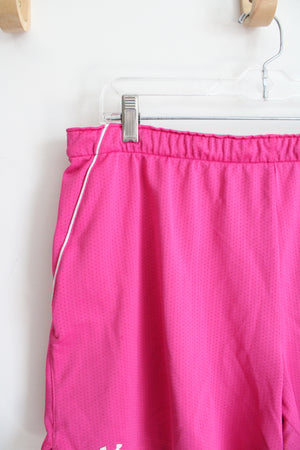 Under Armour Hot Pink Athletic Shorts | L