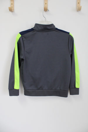 Gap Kids Gray Green Fleece Lined Jacket | Youth M (8/9)