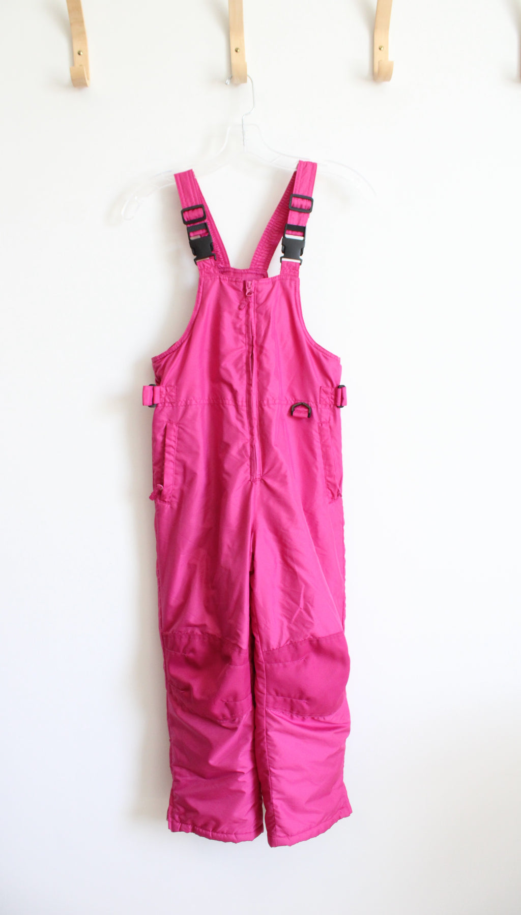 Platinum Hot Pink Bib Snow Pants | Youth 6X