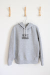 American Eagle Gray Logo Hoodie | L