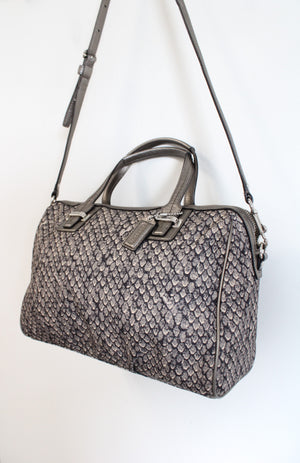 Coach Taylor Python Satchel Bag