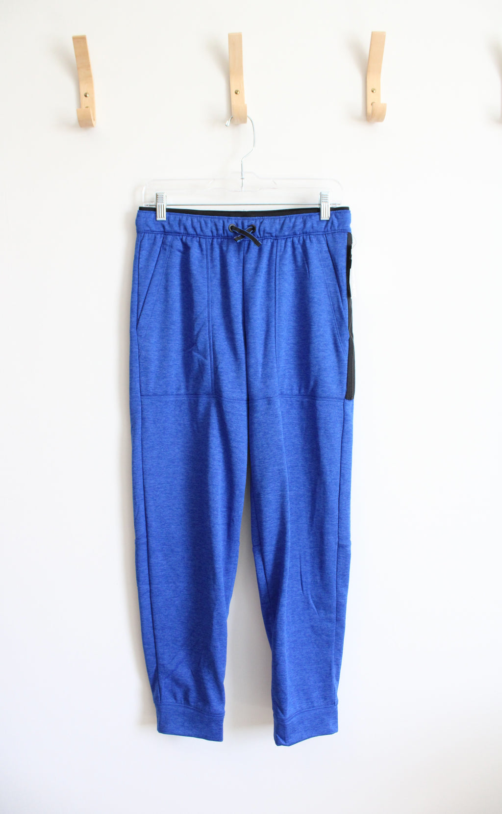 NEW Athletic Works DriWorks Blue Fleece Lined Sweatpants | Youth XXL (18)