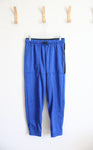 NEW Athletic Works DriWorks Blue Fleece Lined Sweatpants | Youth XXL (18)