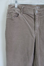 Ann Taylor LOFT Modern Skinny Tan Corduroy Pants | 8