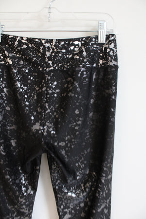 Justice Black Silver Shimmer Splattered Legging | Youth 16